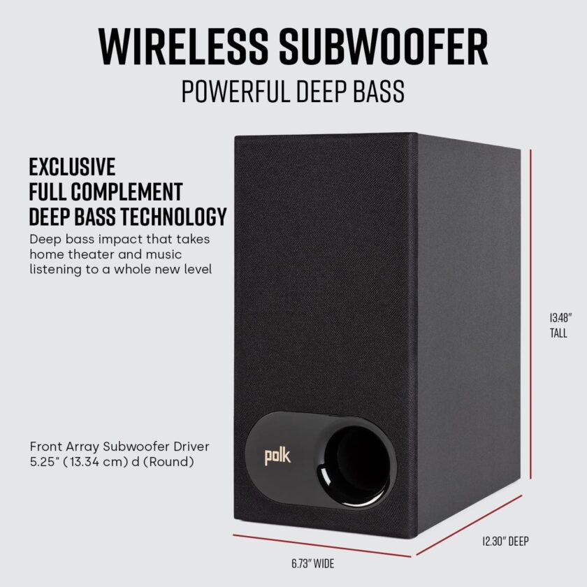 Polk Audio Signa S2 Sound Bar & Wireless Subwoofer - Image 4